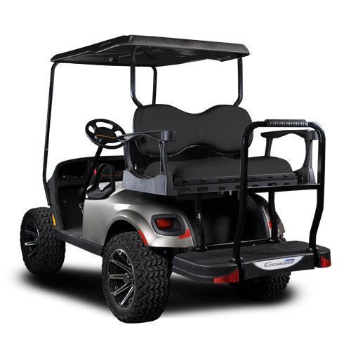Madjax G300 Alum Seat Kit w/ Deluxe Black Cushions for E-Z-Go RXV