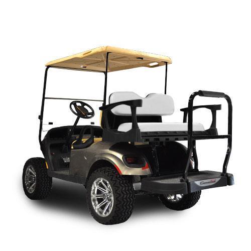 Madjax G250 Steel Seat Kit w/Standard White Cushions for EZGO TXT