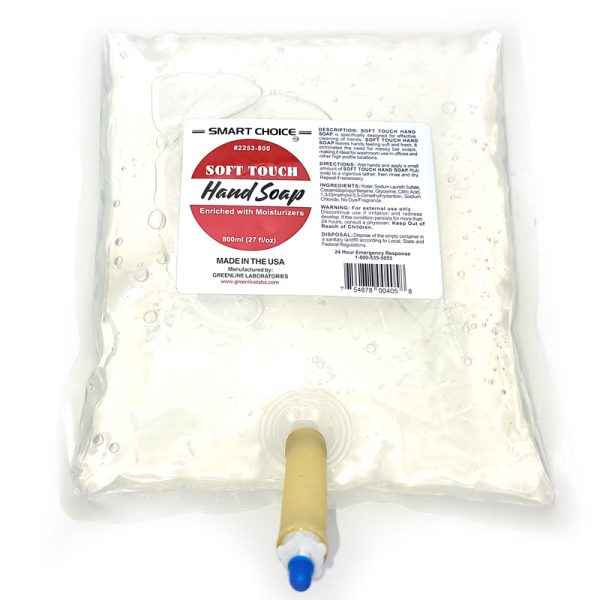 Soft Touch Hand Soap 800 ML Bag – Gentle, Professional & Germ‑Fighting Hand Soap