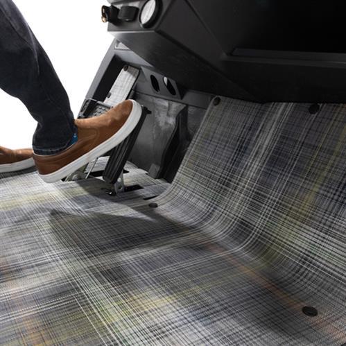 Chilewich Premium Gray Plaid Floor Mat EZGO TXT