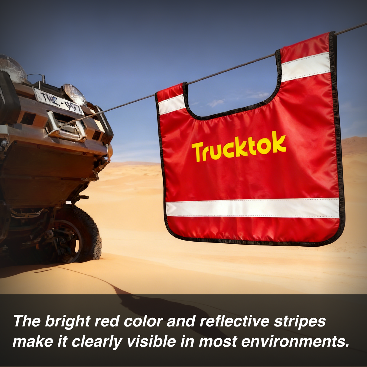 Trucktok Winch Line Damper Reflective Safety Blanket with Pocket TruckTok