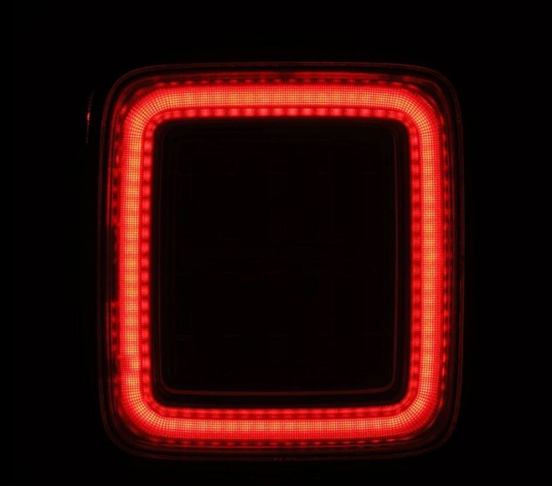 AlphaRex Nova-Series Prismatic LED Tail Lights Clear | '18-Current JL Wrangler / '20-Current JT Gladiator