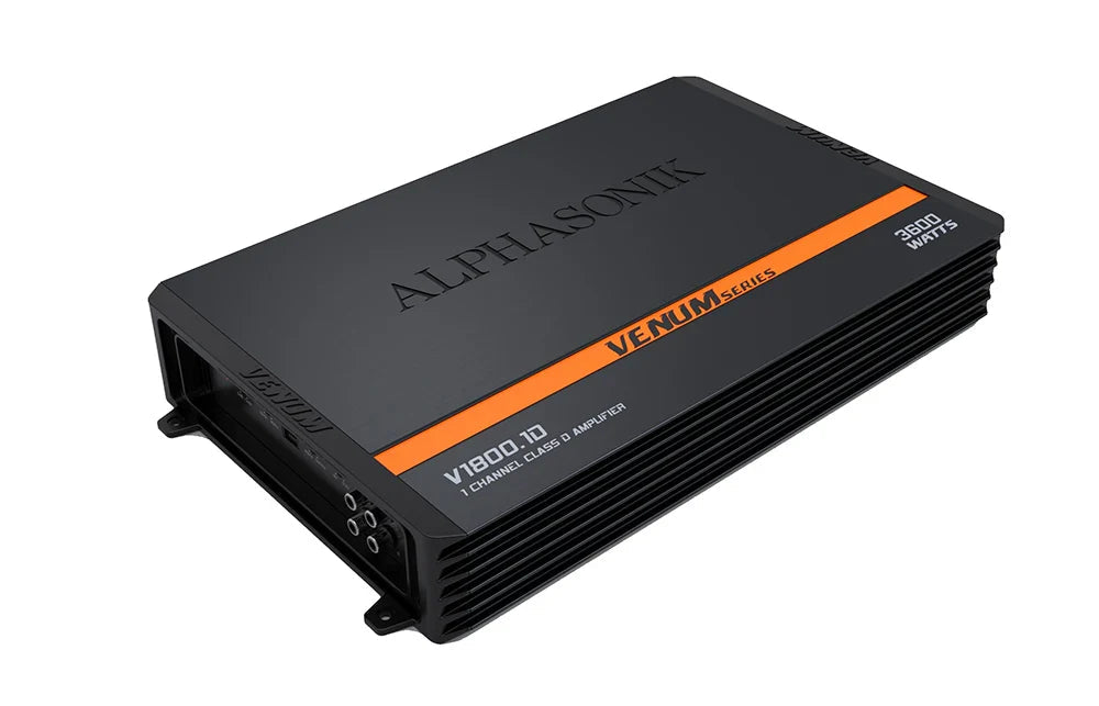 Alphasonik V1800.1D | 1800W RMS Monoblock Class D Amplifier Alphasonik