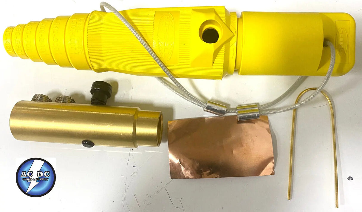 Hubbell HBL300FY FEMALE CAM LOCK W/ Protective Cap for 300A Single Pole CAM Hubbell