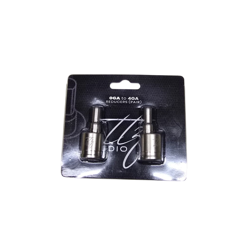 Amp Input Reducer 0 Gauge to 4 Gauge Wire Reducers (Pair) TTZ Audio