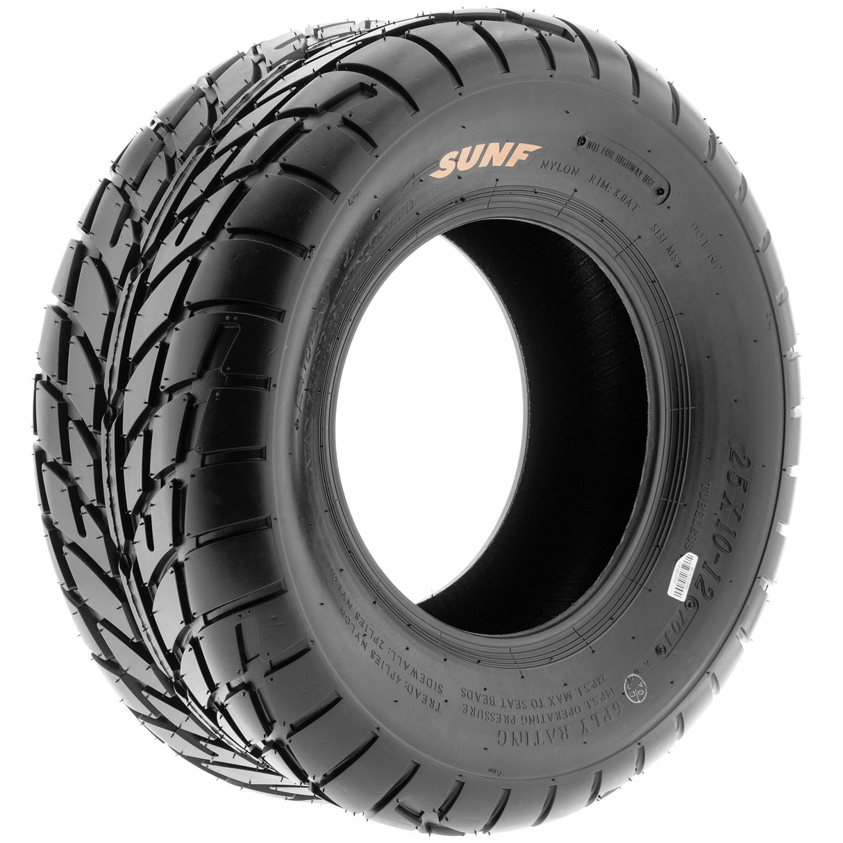 SunF ATV TIRE/UTV TIRE SPORT DIRT FLAT TRACK 6 PR Tubeless A021 SUNF