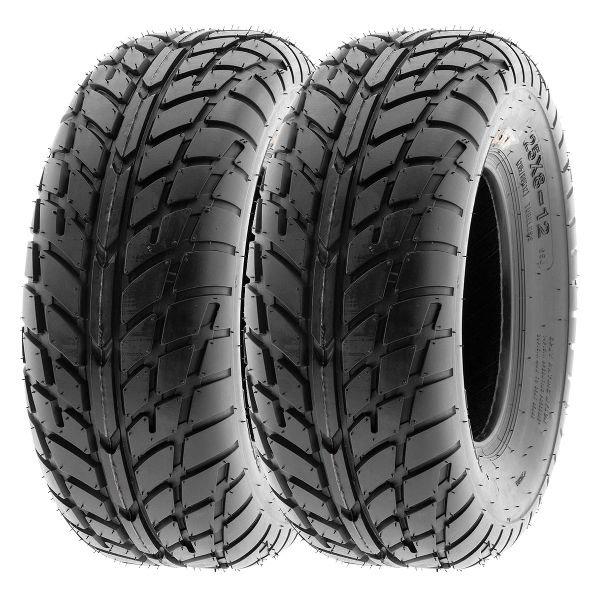 SunF ATV TIRE/UTV TIRE SPORT DIRT FLAT TRACK 6 PR Tubeless A021 (set of 2) SUNF