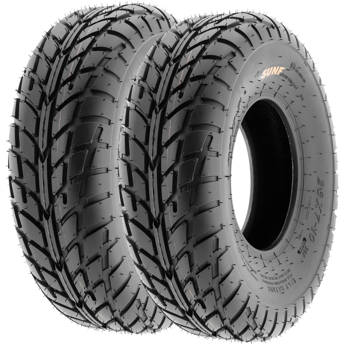 SunF ATV TIRE/UTV TIRE SPORT DIRT FLAT TRACK 6 PR Tubeless A021 (bundle set) SUNF