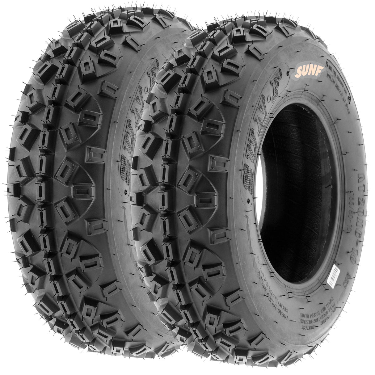 SunF ATV TIRE/UTV TIRE All Terrain 6 PR Tubeless A035 (bundle set) SUNF