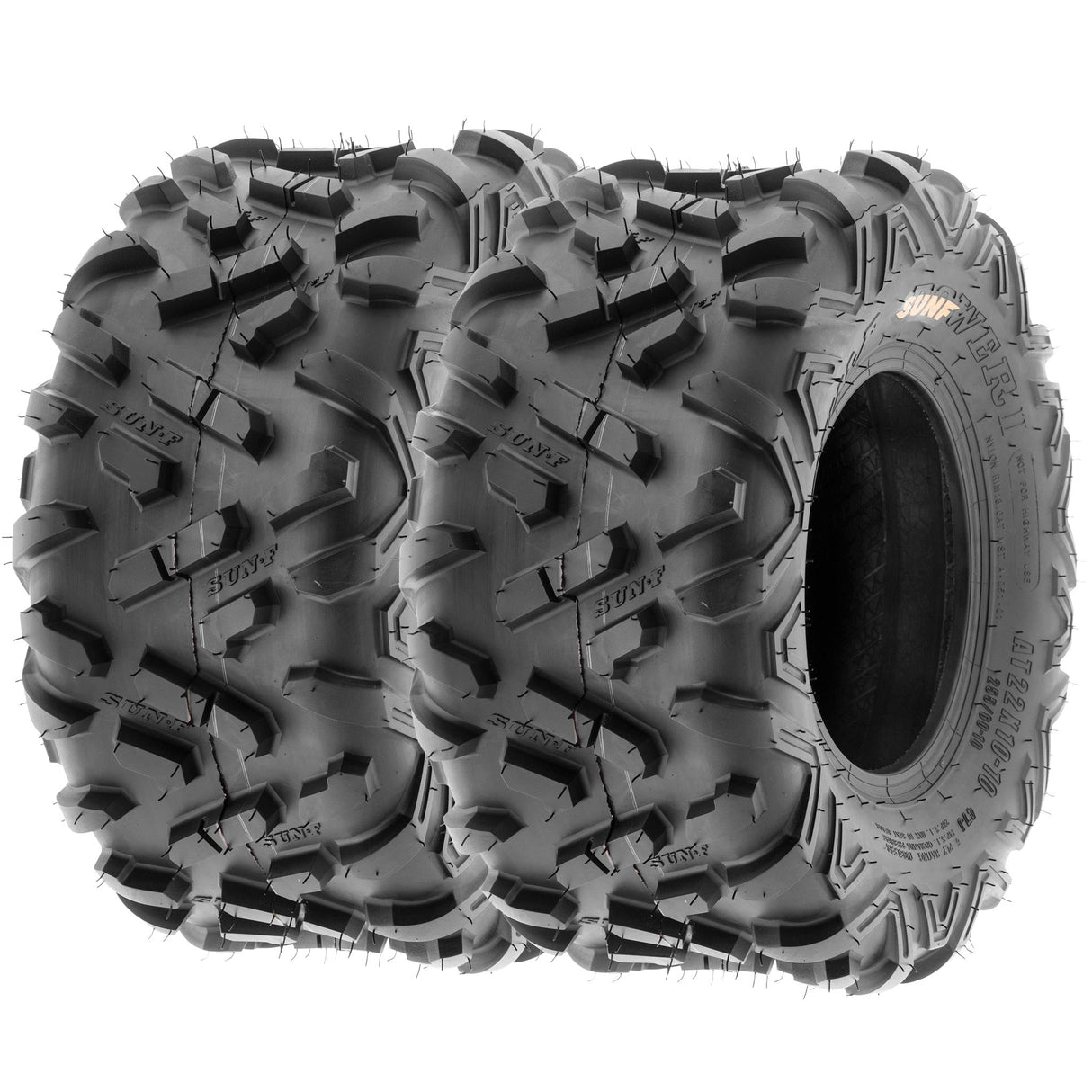 SunF ATV TIRE/UTV TIRE All Terrain 6 PR Tubeless A051 POWER II (bundle set)