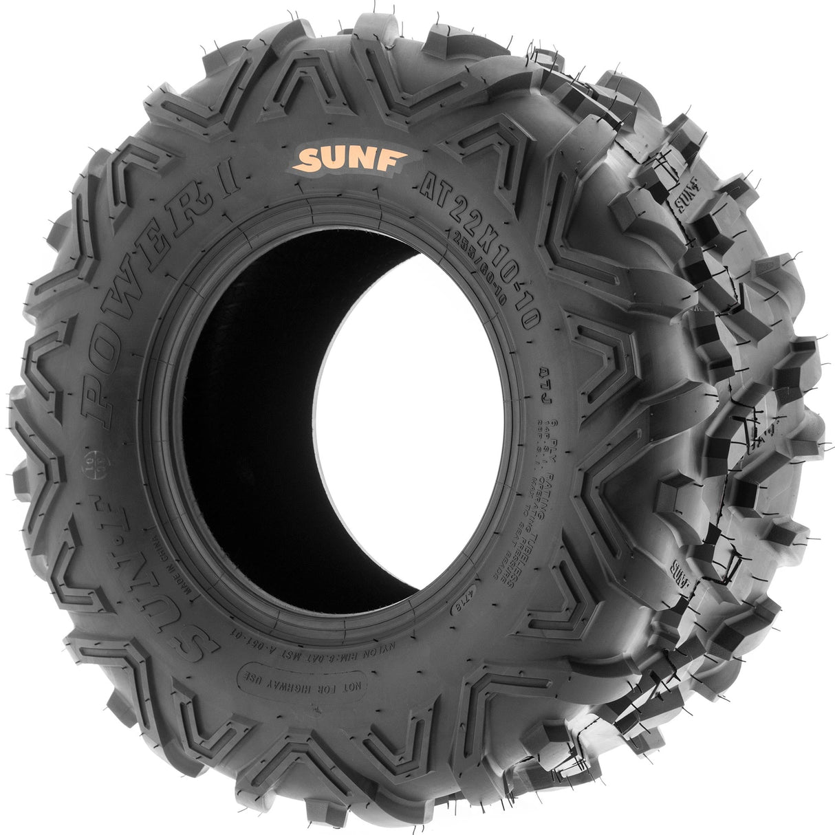 SunF ATV TIRE/UTV TIRE All Terrain 6 PR Tubeless A051 POWER II SUNF