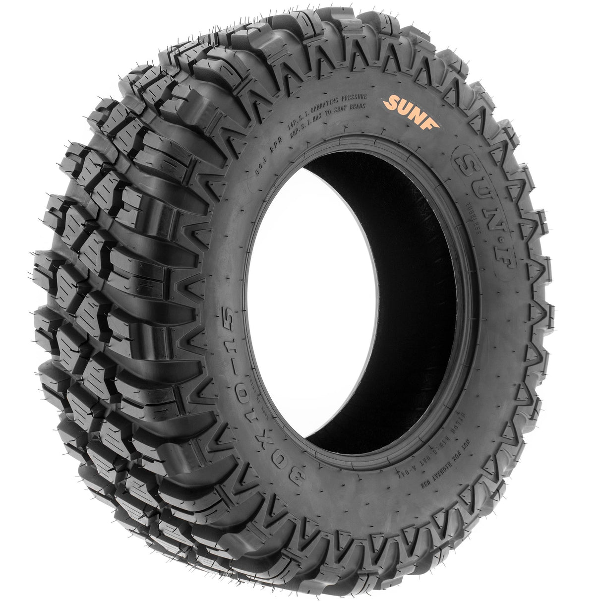 SunF ATV TIRE/UTV TIRE All Terrain 8 PR Tubeless A047 (set of 2) SUNF