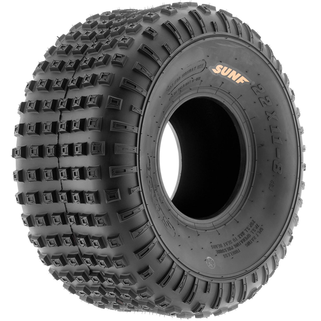 SunF ATV TIRE/UTV TIRE All Terrain 6 PR Tubeless A011 (set of 2) SUNF