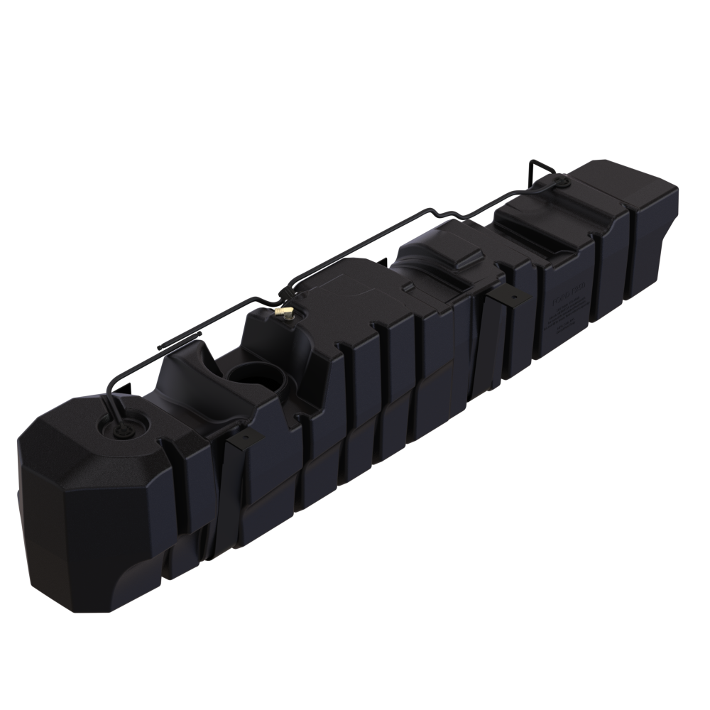 60 Gallon High-Capacity Fuel Tank for 1999-2010 Ford Powerstroke 7.3L, 6.0L, 6.4L Crew Cab & Ext Cab Long Bed S&B