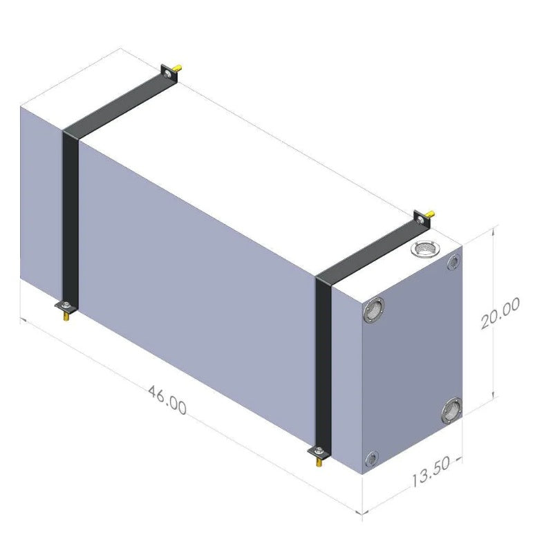 35 Gallon Wheel Well Water Tank (Passenger Side) S&B