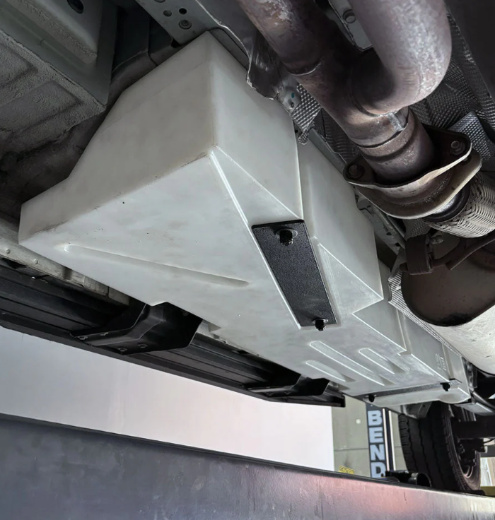 20 Gallon Passenger Side Undercarriage Fresh/Grey Water Tank for 2015-2026 Ford Transit 148" & 148" EXT S&B