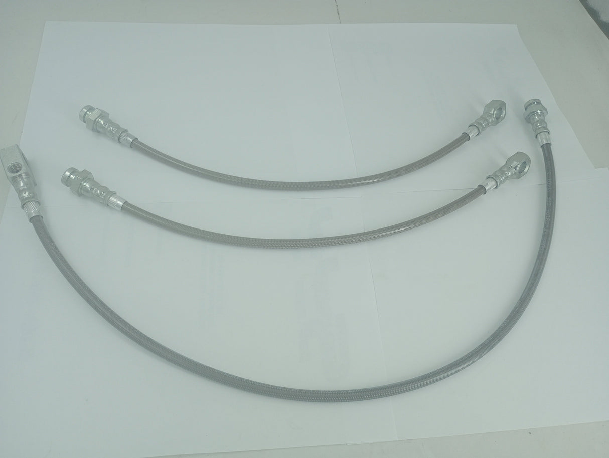 72-93 Dodge Dana 60 Stainless Steel Braided Brake Hoses Far From Stock