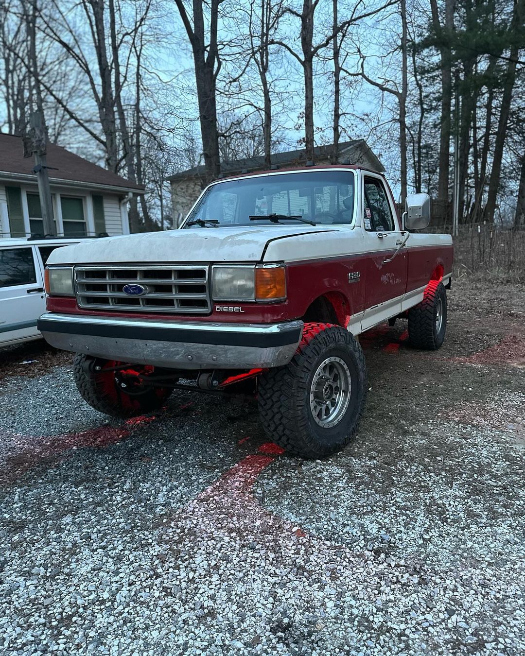 2" Front Shackle Reversal (Super Duty Spring) - 1985-1991 Ford F-Series Sky's Offroad Design