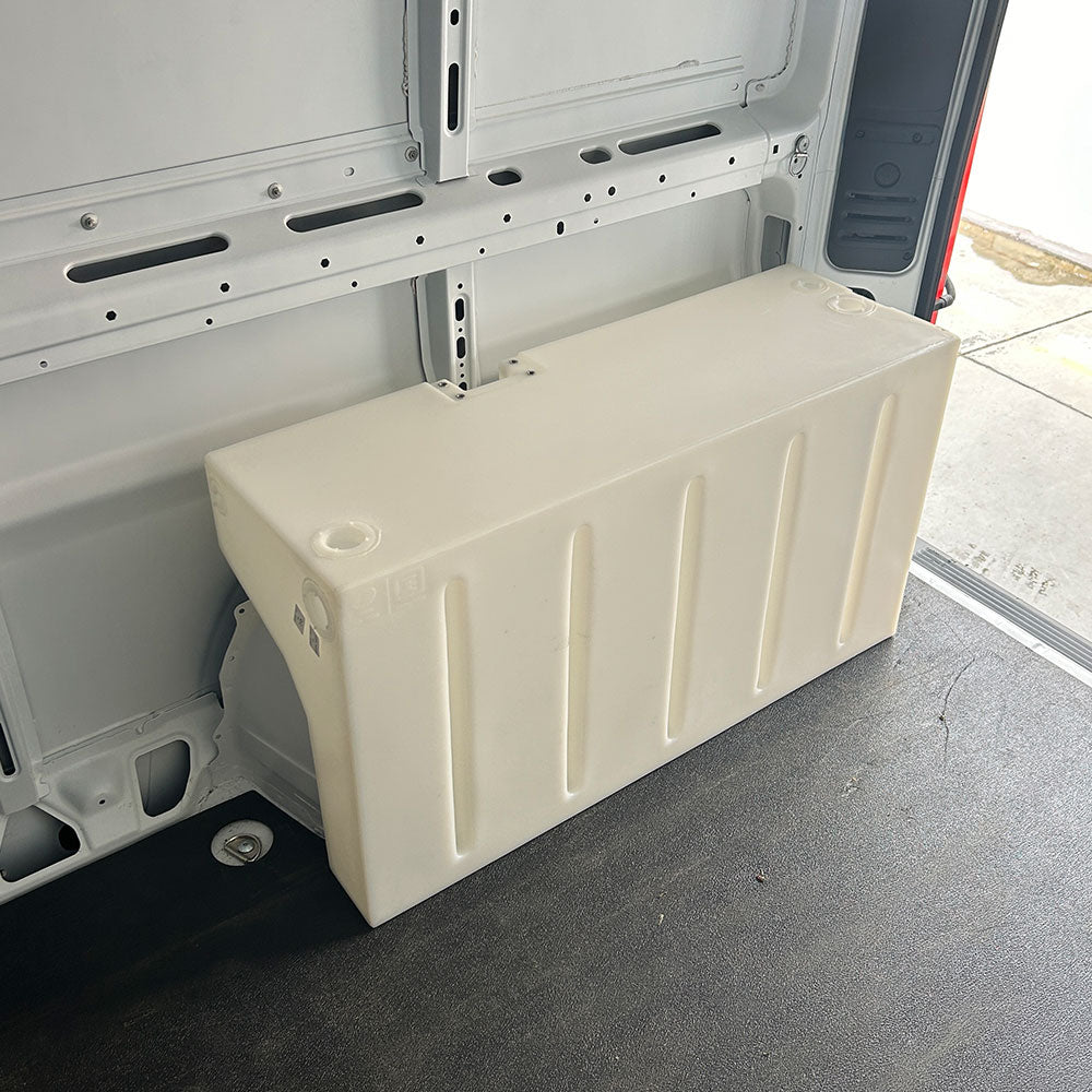 34 Gallon Wheel Well Water Tank (Passenger Side) for 2013-2026 Dodge / RAM Promaster 1500, 2500, 3500 136", 159" and 159" EXT
