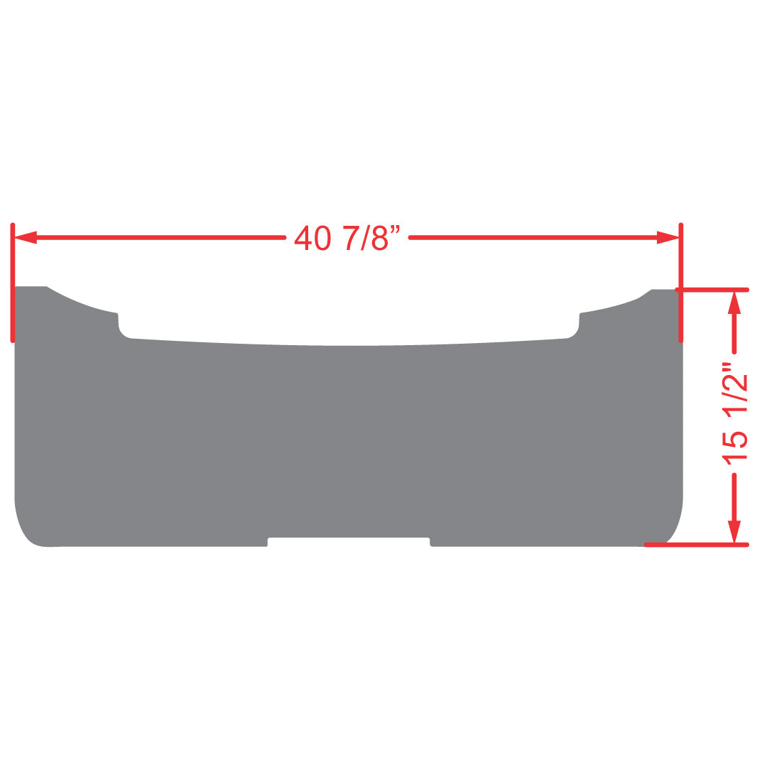 E-Z-GO RXV & TXT - Rear Facing Foot Rest Mat - Fits Select E-Z-GO RXV and TXT Rear Seat Kits - PRO Series