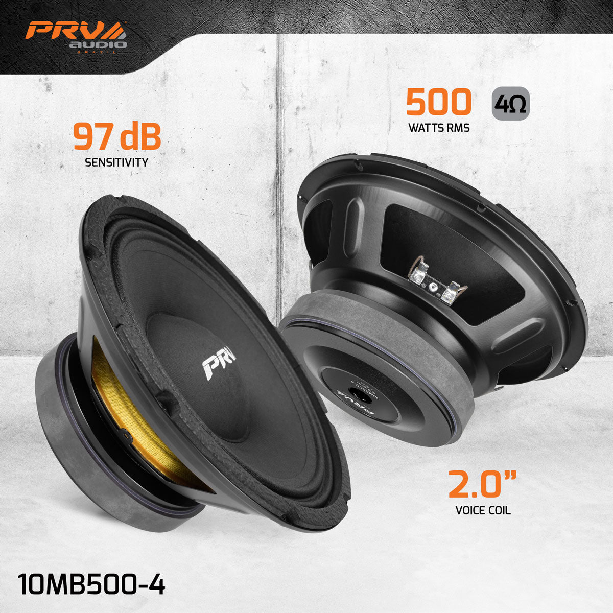 PRV 10MB500-4 Midbass PRV Audio