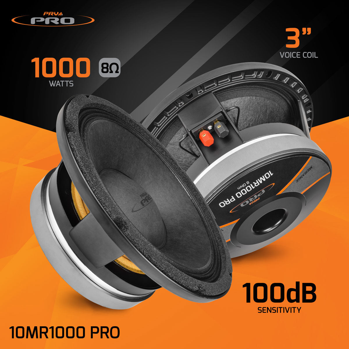 PRV 10MR1000 PRO Midrange PRV Audio