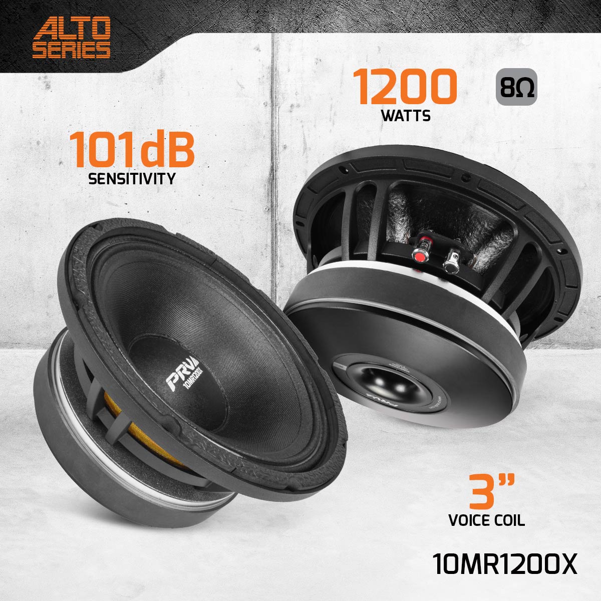 PRV 10MR1200X Midrange PRV Audio