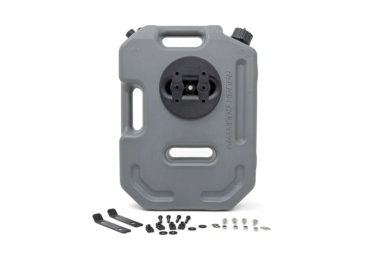 Rough Country Flat Fluid Container with Lockable Mount 10L 99062A