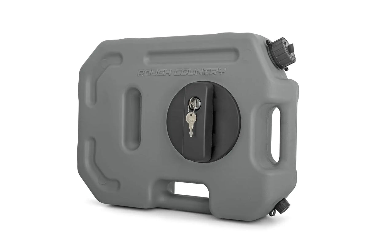 Rough Country Flat Fluid Container with Lockable Mount 10L 99062A