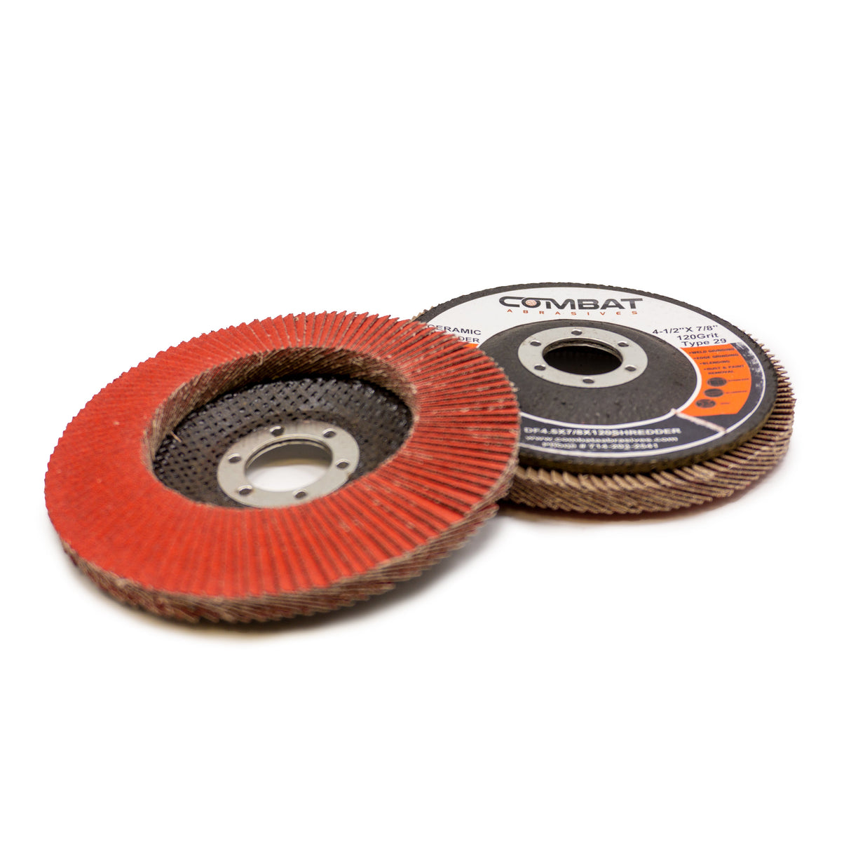 Ceramic Shredder High Density Flap Discs 4-1⁄2" x 7⁄8" (Type 29)