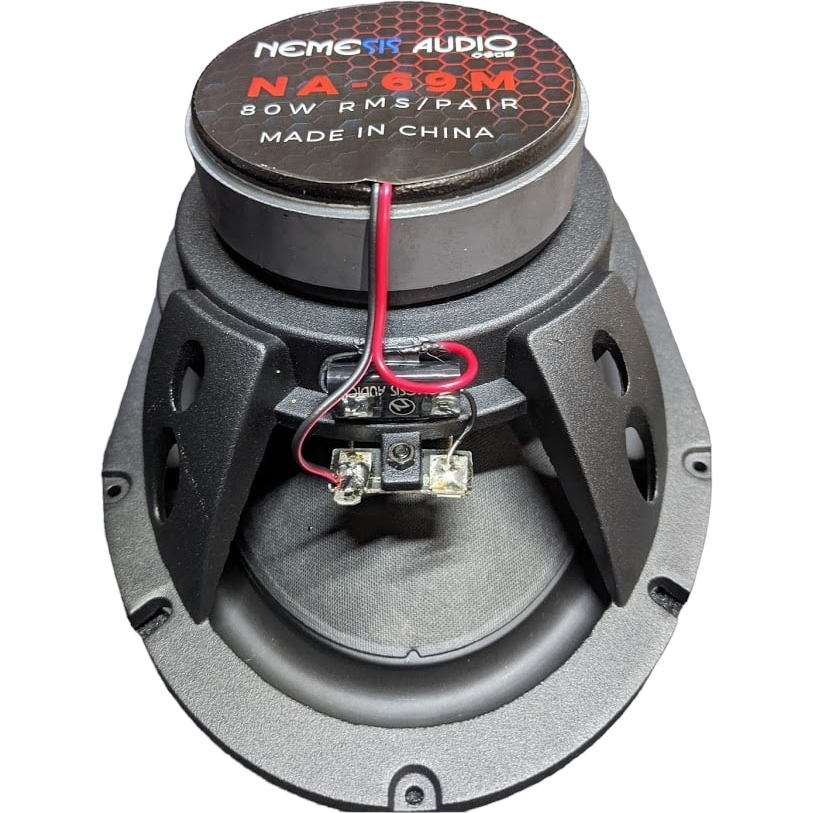 Nemesis Audio NA-69M 6x9" 80W 2-Way Coaxial Speakers 4-Ohm (Pair) Nemesis Audio