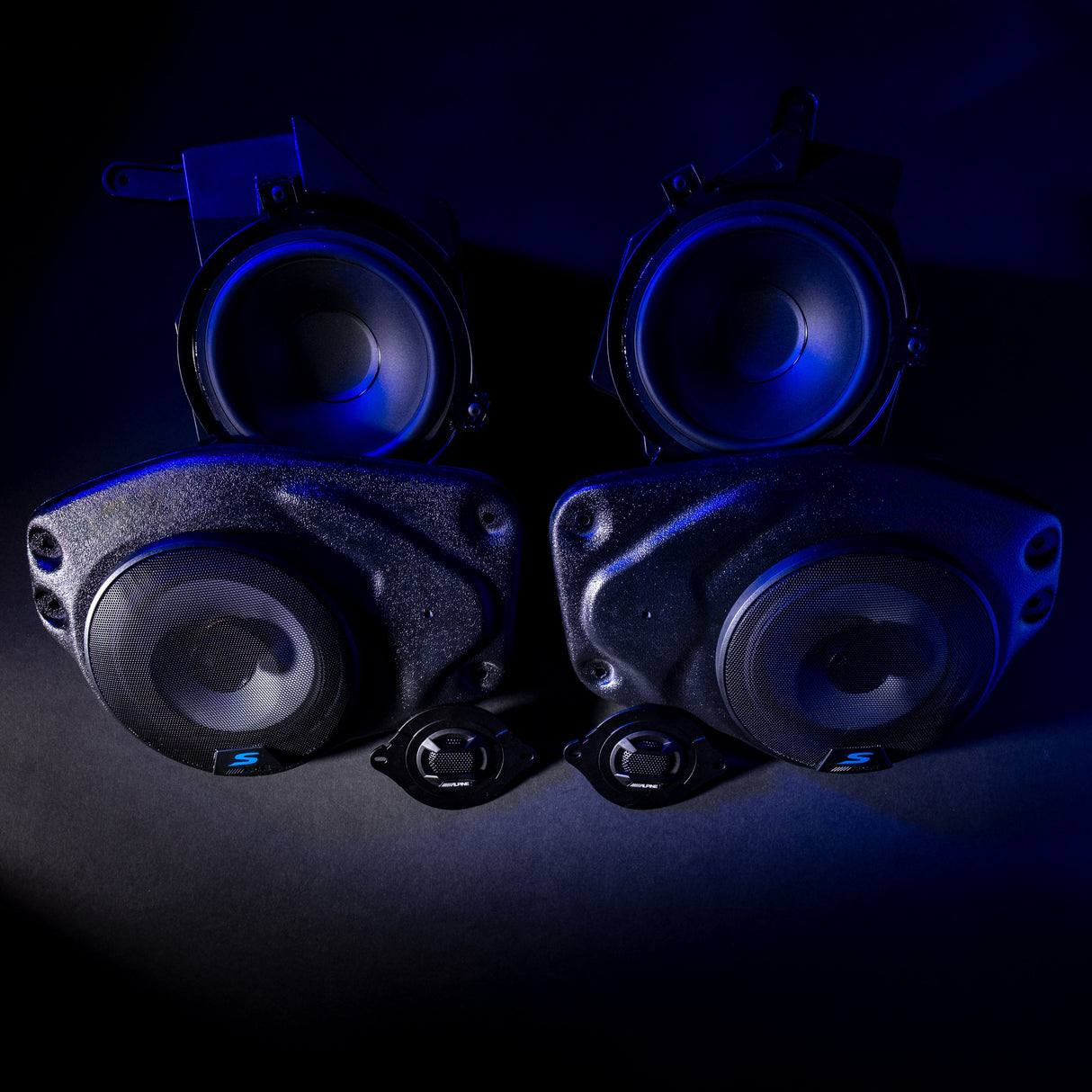 Alpine Plug & Play Full Speaker S65 Upgrade Bundle | '18-'23 JL Wrangler/ '20-'23 JT Gladiator