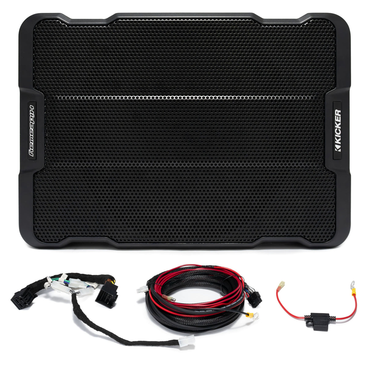Kicker Plug & Play Hideaway Powered 12" Subwoofer Bundle (NON B&O System) | '21- Current Ford Bronco