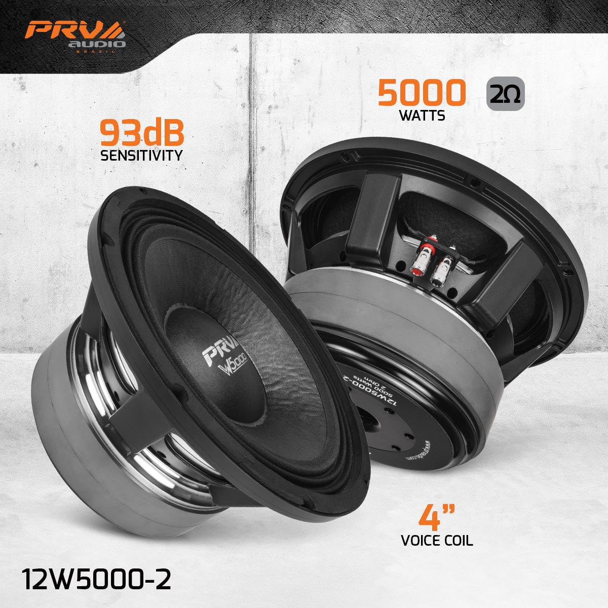 PRV 12W5000-2 Woofer PRV Audio