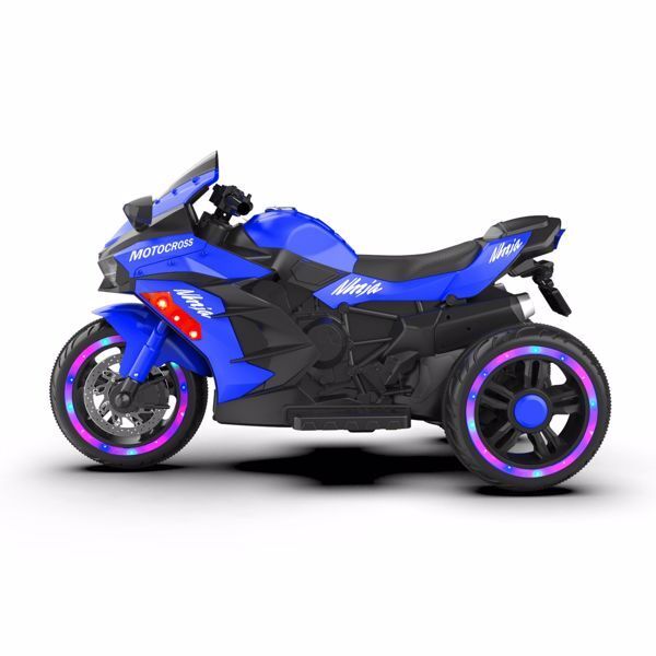 12V Electric Ride On Motorcycle for Kids with LED Lights
