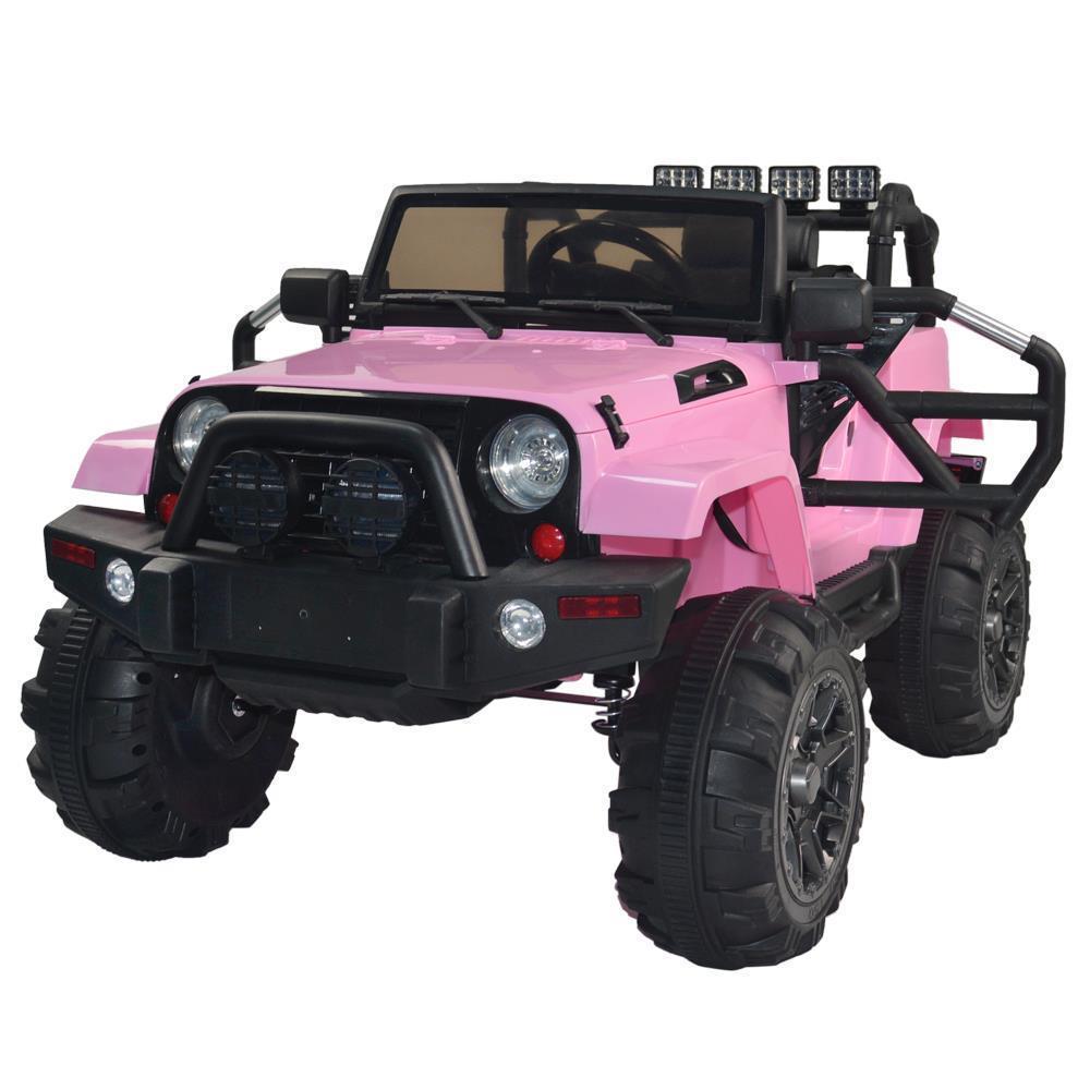 12V Electric Ride-On Truck for Kids with MP3, USB, and LED Lights - Available in 4 Colors!