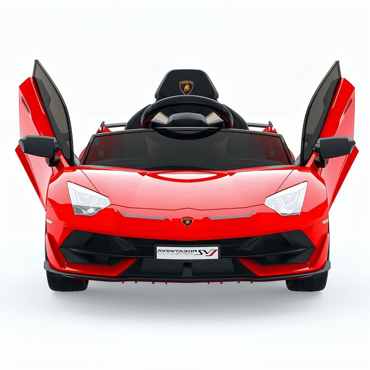 12V Electric Sports Car Toy for Kids with Remote Control and LED Lights - Perfect Christmas Gift