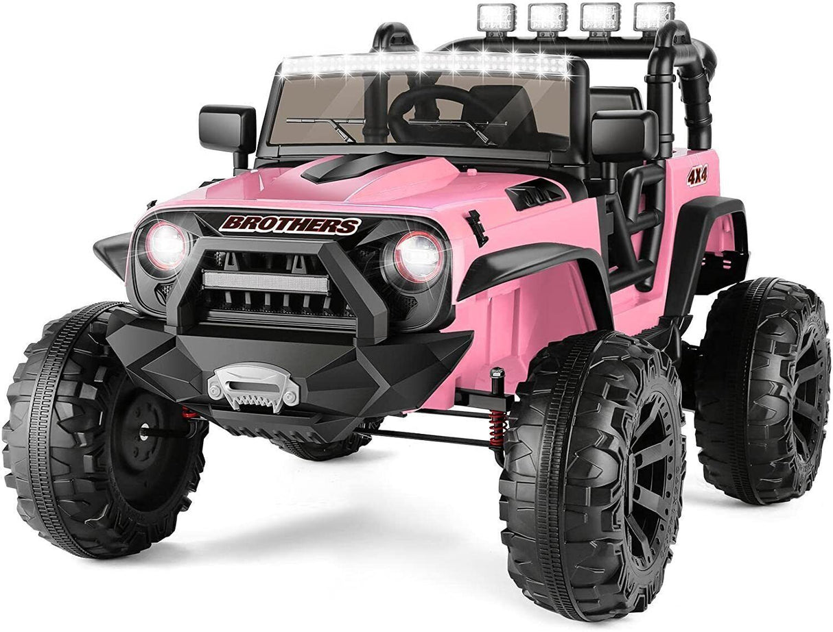 12V/24V Battery Powered Ride-On Truck with Remote Control for Kids