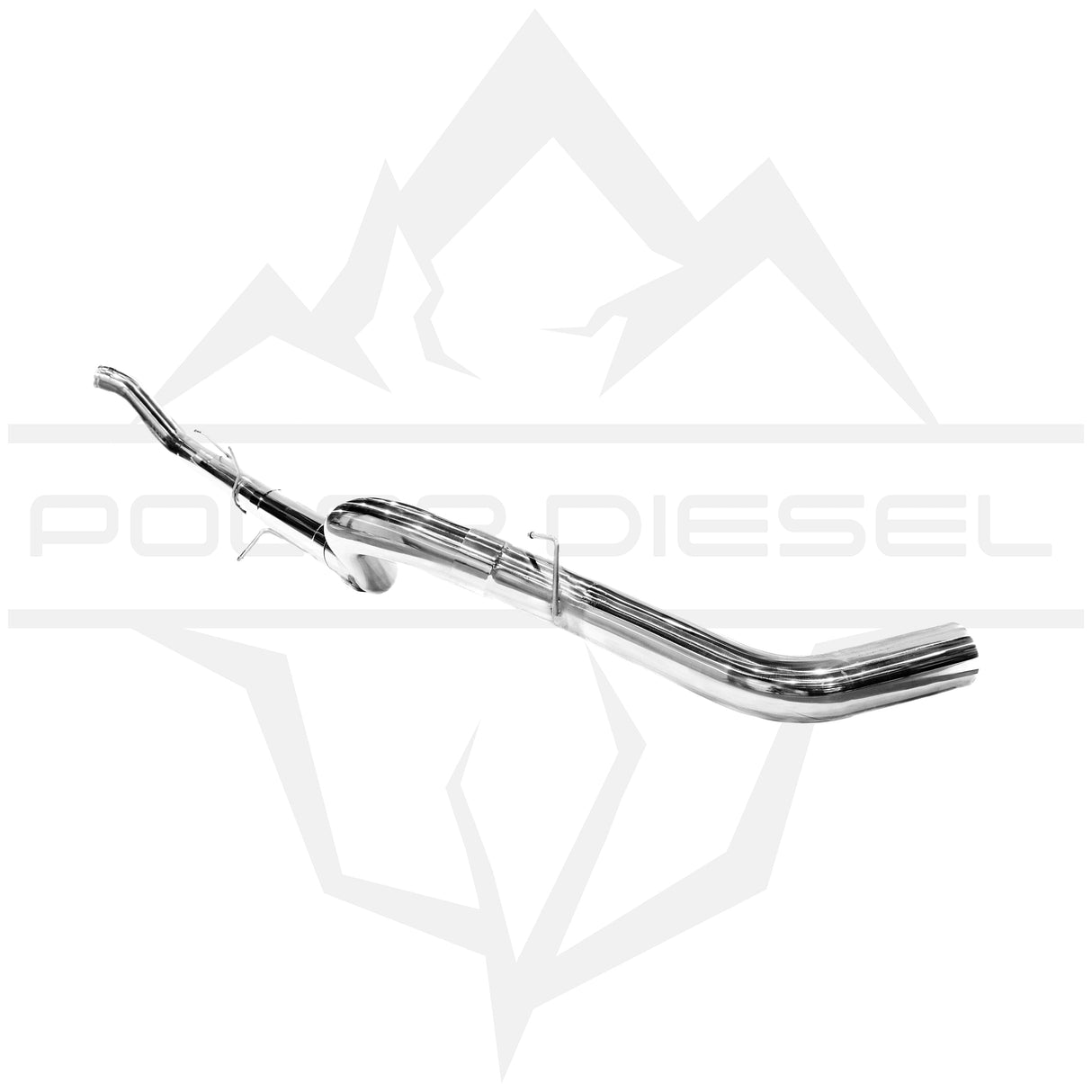 2013-2018 Cummins 6.7L 5" Polished Polar Exhaust