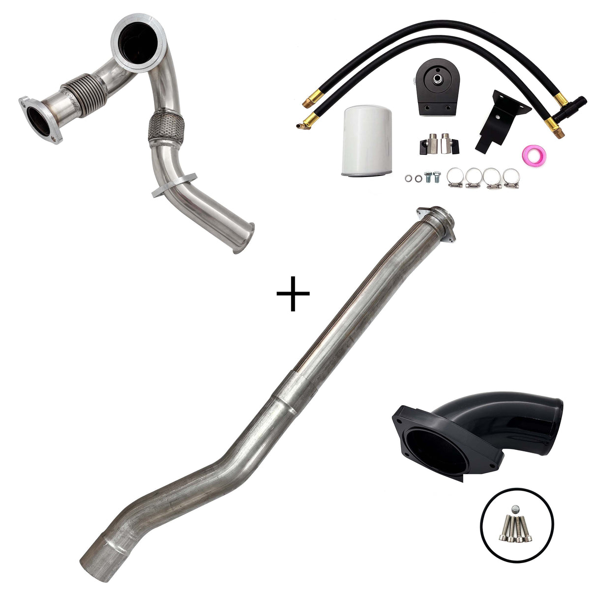 Trucktok 2003-2007 6.0L Ford Powerstroke DPF/EGR/CCV/Up pipe kit TruckTok