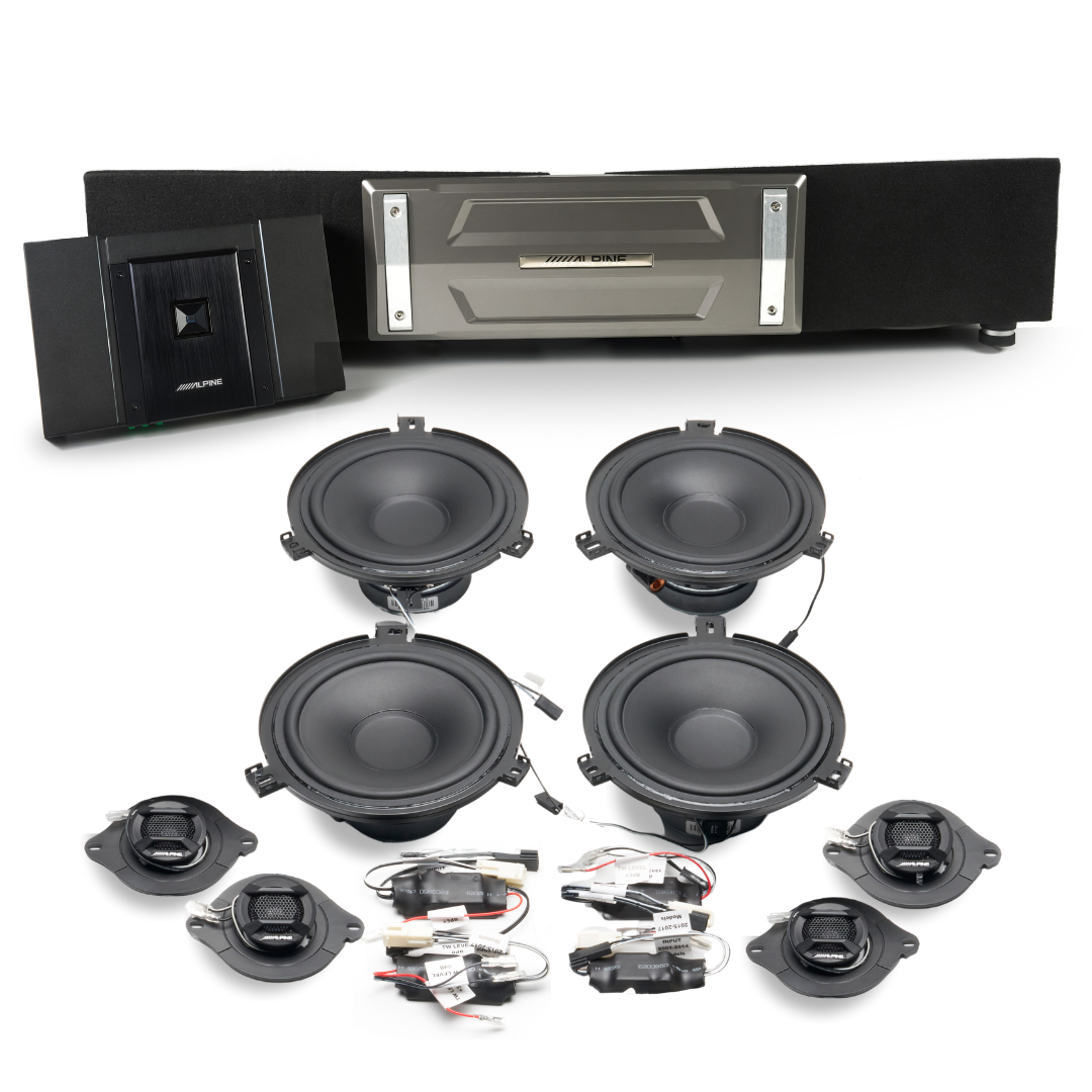Alpine Plug and Play Full System S-Series 5-Channel, Speakers, Sub Bundle | '07- '18 Jeep JK Wrangler