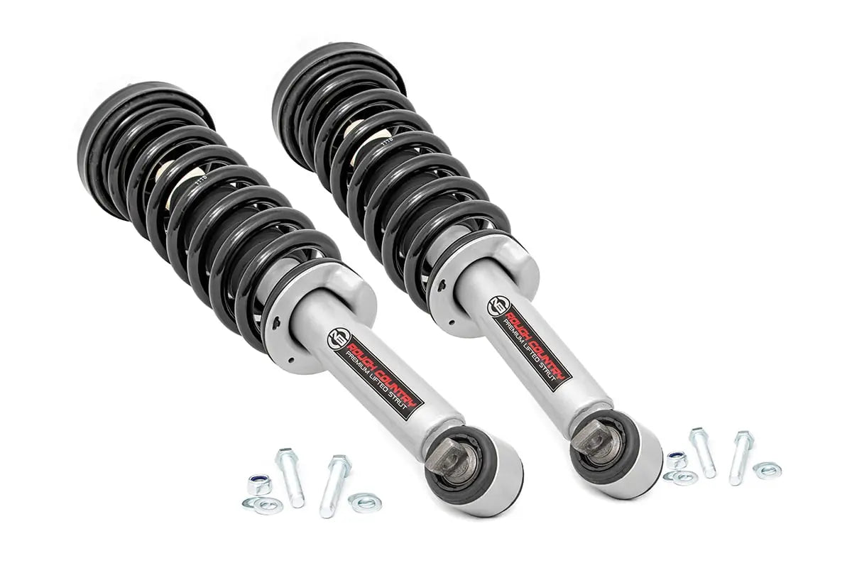Rough Country N3 Leveling Struts 2 Inch Loaded Ford F-150 4WD 2014-2026 501068