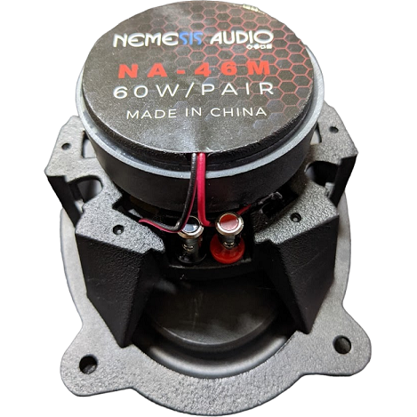 Nemesis Audio NA-46M 4x6" 60W 2-Way Coaxial Speakers 4-Ohm (Pair) Nemesis Audio
