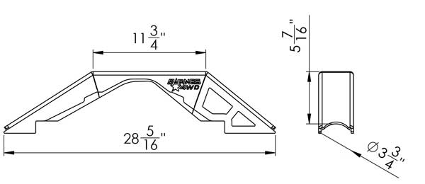 Pro Series GM 14 Bolt Axle Truss 1 Piece Short