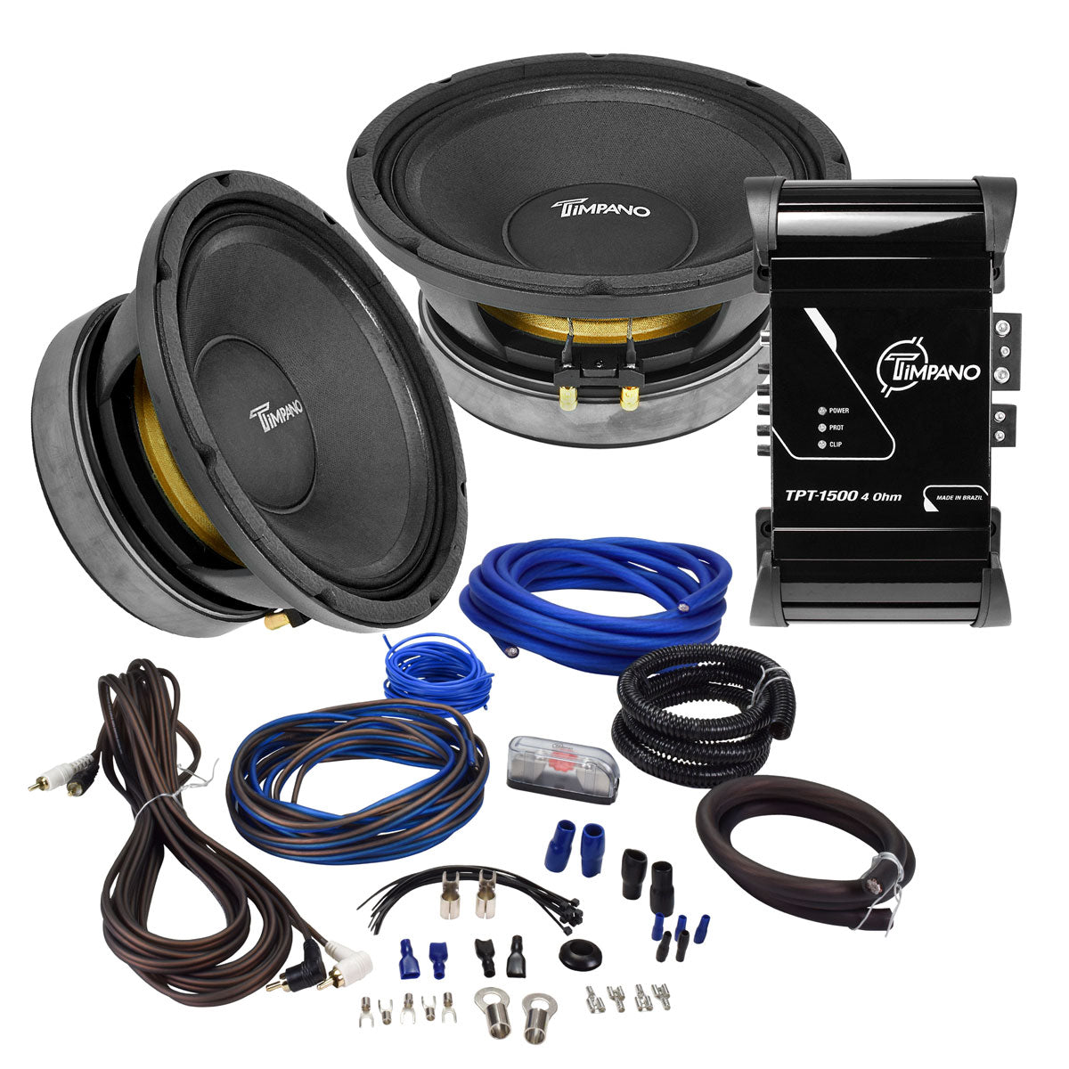 1500 Watts Dual 10" Midrange Bundle Timpano Audio