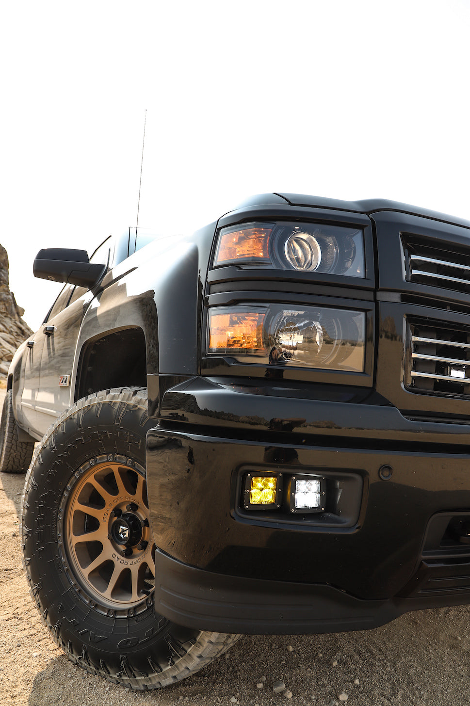 2014-2015 Silverado 1500 Fog Light Pod Brackets GGLighting