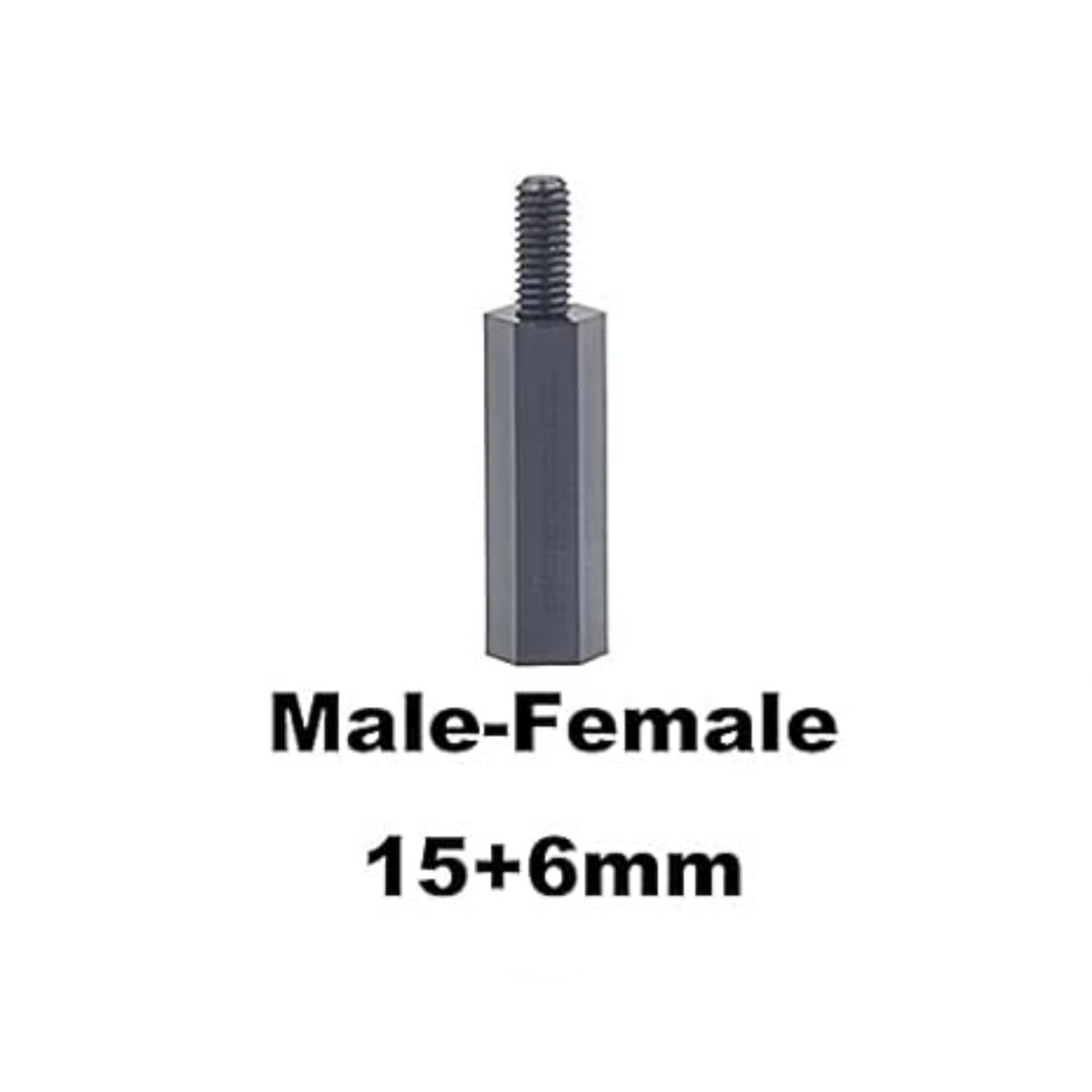 M2.5 Nylon Hex Standoffs Spacers Screws Nuts Flat washer TekShack