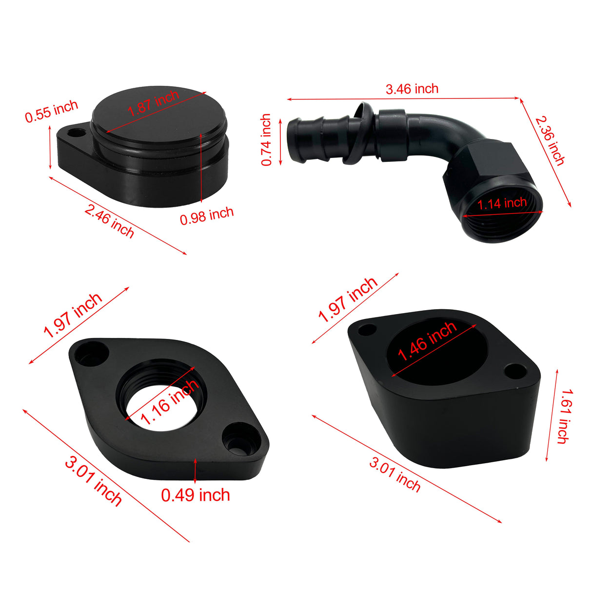2011-2019 6.7L Ford Powerstroke 4" DPF/DEF/EGR/CCV Delete All-in-One Kit TruckTok