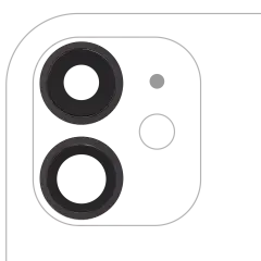 Back Camera Lens With Bracket & Bezel - iPhone 11 Mobile Sentrix