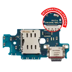 Charging Port Board With Sim Card Reader - Galaxy S24 Plus 5G Mobile Sentrix